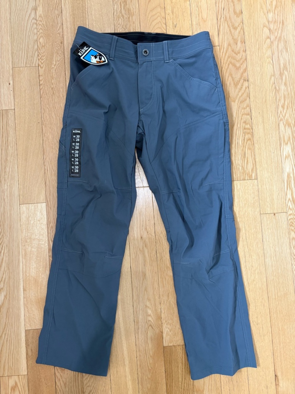 NWT KÜHL Renegade Pant Metal Blue Gorpcore Hiking Tech Utility Men's 30x28 - Picture 2 of 6